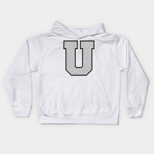 U Black Kids Hoodie